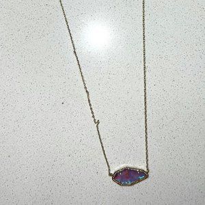 Kendra Scott Muriel Necklace Amethyst Dichroic